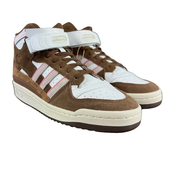 Adidas Forum Mid Chocolate To My Strawberry Brown Shoes GY6802 Men's Sz 9 - 11.5 - Picture 4 of 9